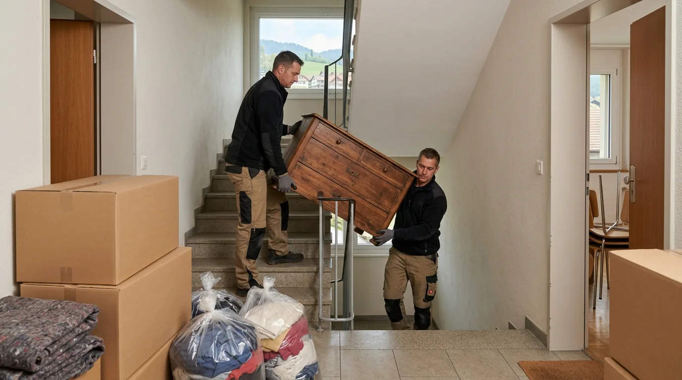 Nachlassräumung in der Schweiz: Wohnung nach Todesfall respektvoll und strukturiert räumen